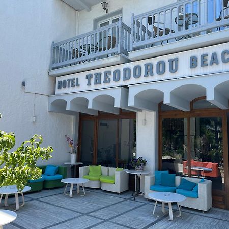 Theodorou Beach Hotel Apartments Psalidi  Exterior foto